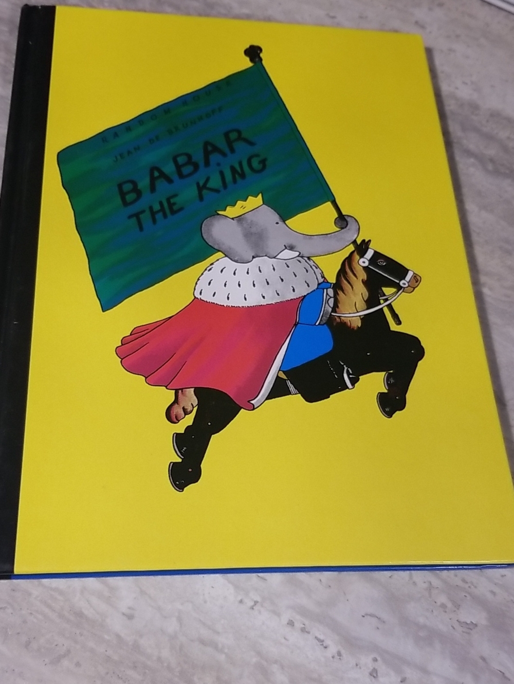 Babar the King Children's Book - Yellow Cover